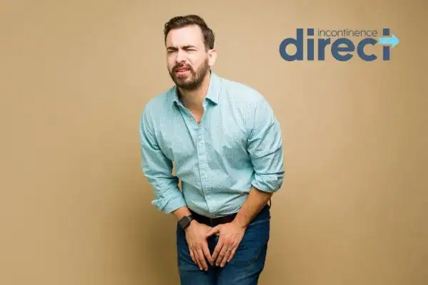 Image of a middle aged man suffering with urge incontinence Cambridge