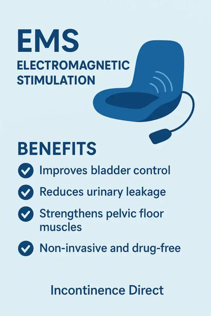 Benefit of EMS Therapy Cambridge as non-surgical treatment solution from Incontinence Direct